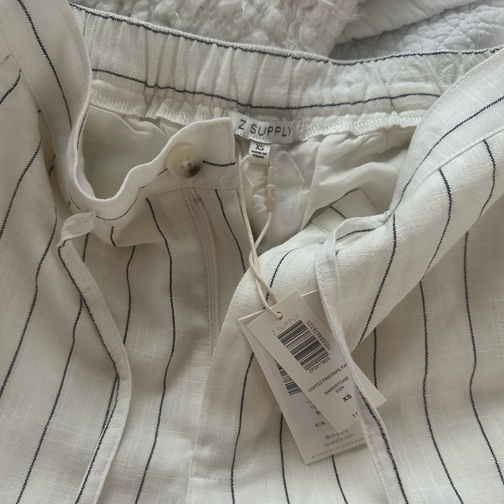 Z SUPPLY, NWT! Cortez Pinstripe Pant, Sandstone